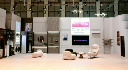 A photo of the LG Affectionate Intelligence zone at IFA 2024