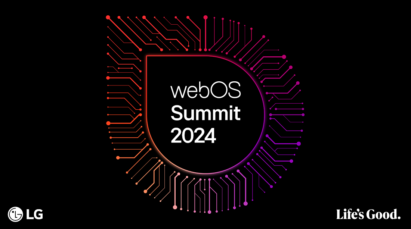 An advertorial image showcases webOS Summit 2024