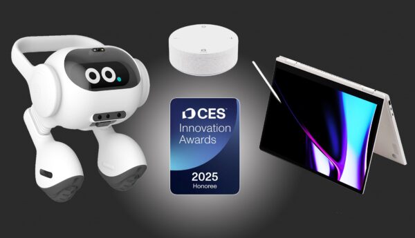 An illustration of three LG products that won the award