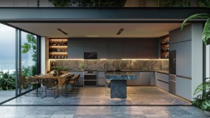 A photo of a kitchen featuring the second-generation LG SIGNATURE lineup