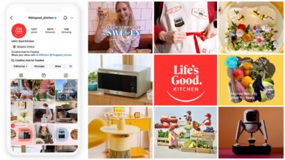 A photo showing The Life’s Good Kitchen channel full of global food enthusiasts' postings
