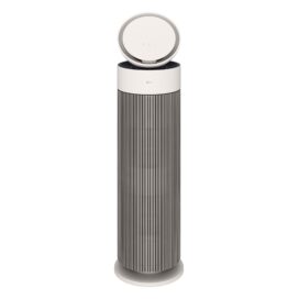 A photo of the LG PuriCare AeroBooster in an ivory color