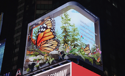 Protecting Nature’s Wonders: Times Square Billboard Campaign Stars the Endangered Species of “The Americas”