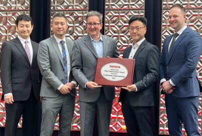 LG Honored With Toyota’s “Excellent Value Improvement Award” for the First Time