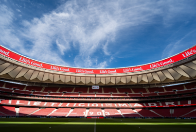 LG Delivers Massive Ribbon Board to Iconic Madrid Football Stadium