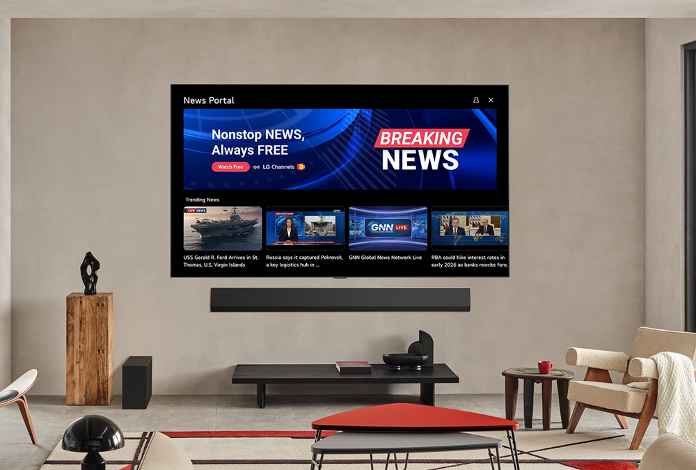LG Streamlines webOS With Smarter, Faster Access to News Content